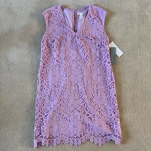 London Times Lace Sleeveless Dress